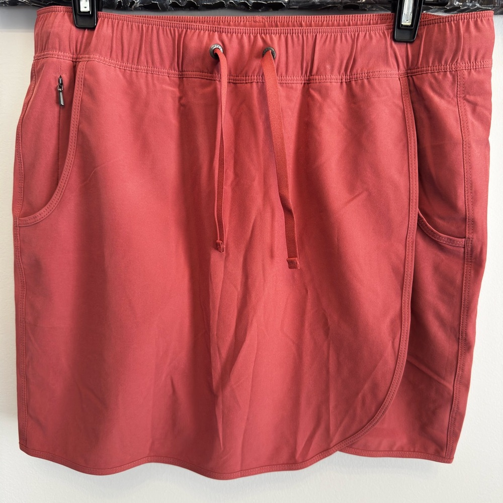 Patagonia Rust Red Drawstring Skort
